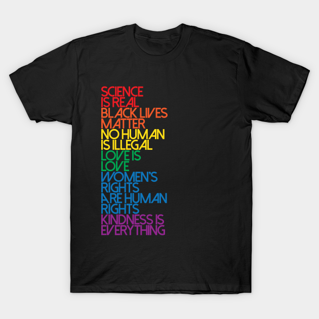 Discover Science is Real Black Lives Matter - Equality - T-Shirt