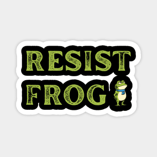 Resist-Frog Magnet