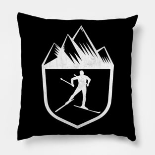 Awesome Cross-Country Skiing Gift Pillow