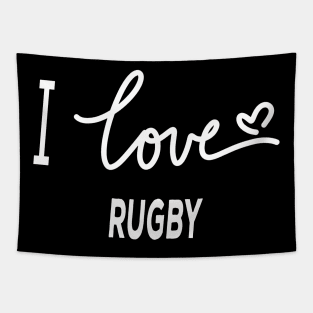 I Love Rugby Tapestry