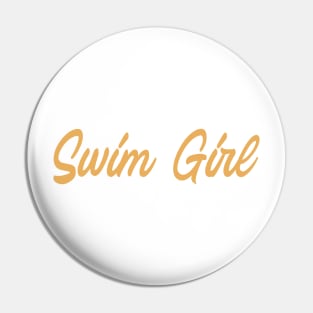 Swim team, swimming trainning, swimming pool staff v7 Pin