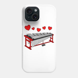 Valentines Vibraphone Vibraphonist Wedding Musician Phone Case