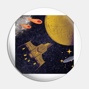 Battle in Space Pin