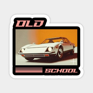 Old School Car Magnet