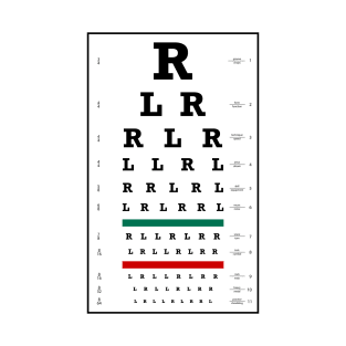 Drummers Eye Chart T-Shirt