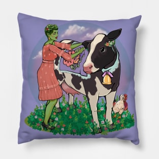 Sims 4 - Plant Sim and Cow Pal Pillow