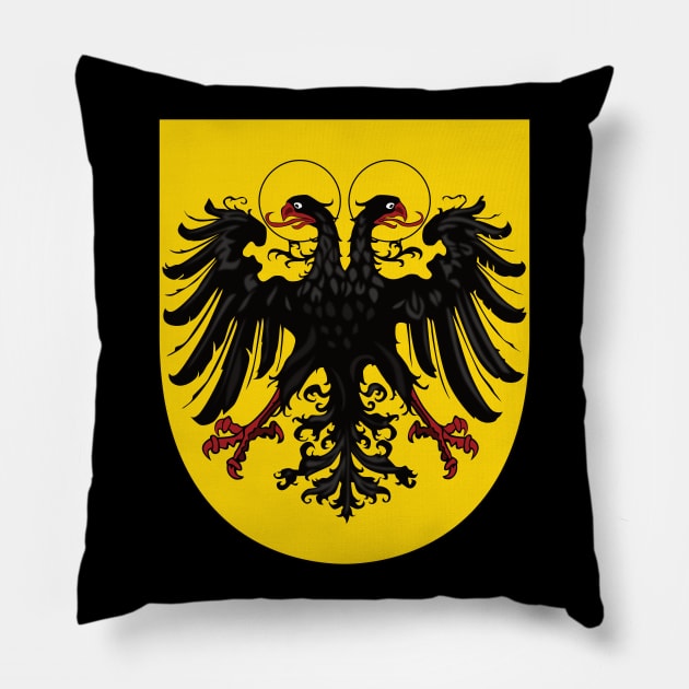 Holy Roman Empire Eagle Pillow by blackroserelicsshop@gmail.com