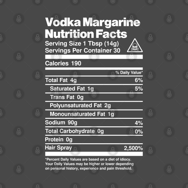 Vodka Margarine Nutrition Facts by DavidSpeedDesign