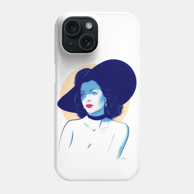 Hedy Lamarr - An illustration by Paul Cemmick Phone Case by PLAYDIGITAL2020