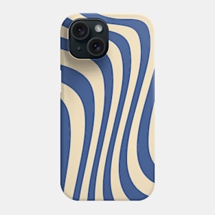 Wavy Retro Design, Psychedelic Pattern Phone Case