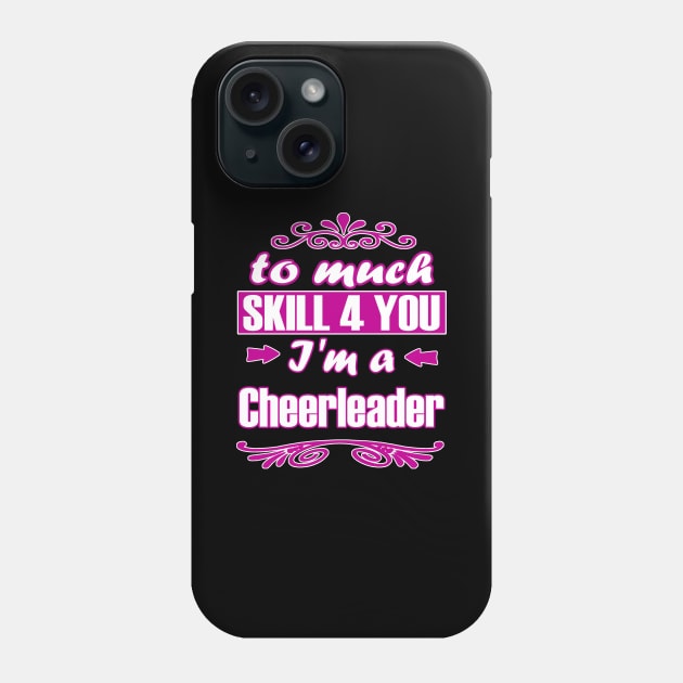 Cheerleading Girls Team Base Training Pompoms Phone Case by FindYourFavouriteDesign