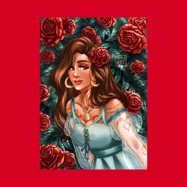 Lady of roses by lemoncielart