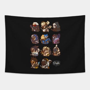 Overwatch Puglie Tapestry