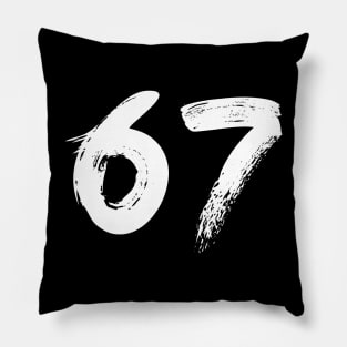 Number 67 Pillow