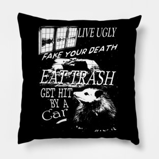 Opossum Quotes 2 Pillow