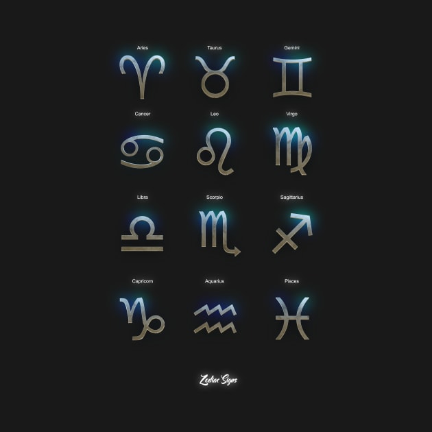 Zodiac Symbols by ChrisHarrys