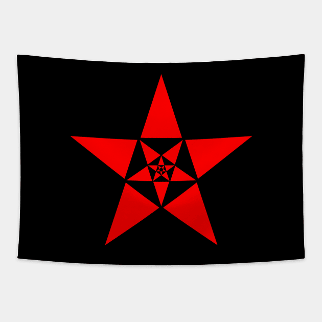 Pentagram Inception Tapestry by MercurialMerch