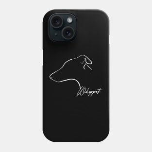 Whippet profile dog lover Phone Case