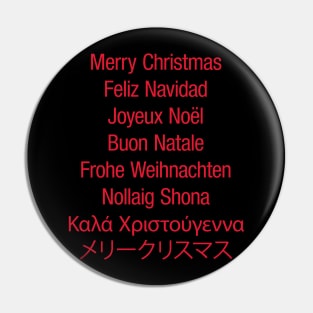 Merry Christmas Pin