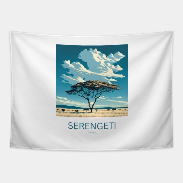 Serengeti, Africa Tapestry by andreipopescu