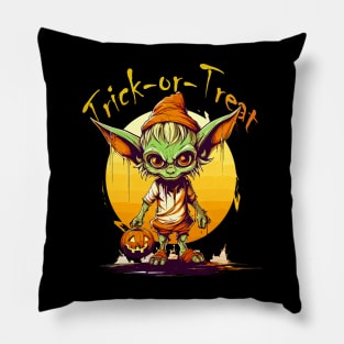 Halloween Goblin Trick or Treat T-Shirt for Boys Men Girls Women T Pillow