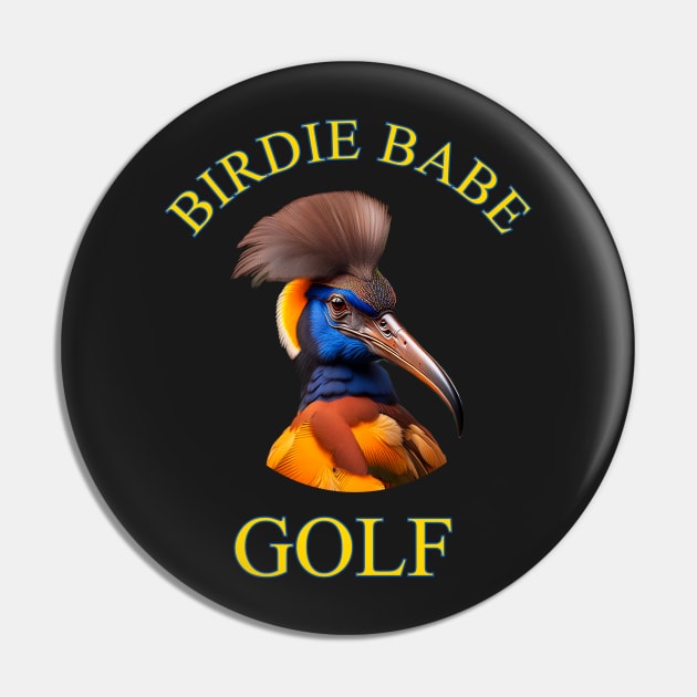 Birdie Babe Golf Pin by ArtShare