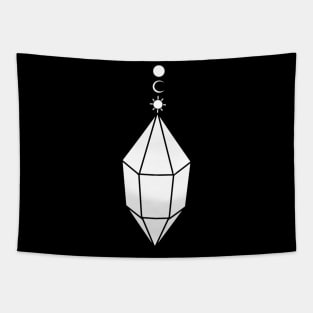 Witchy aesthetic astrological pendant Tapestry