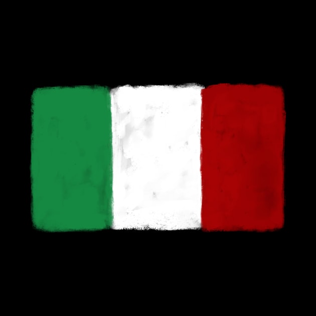 Italy Grunge Flag by shamila