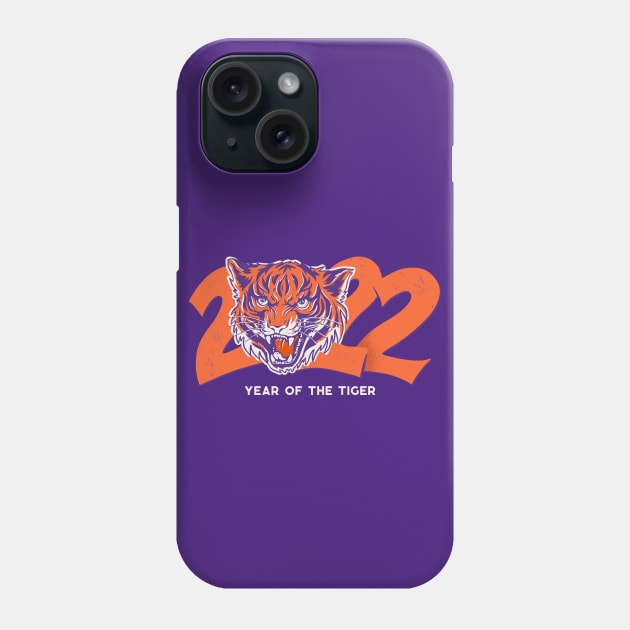 2022 Year of the Tiger // Tiger Football Phone Case by SLAG_Creative