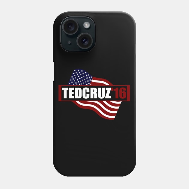 Ted Cruz US Flag Phone Case by ESDesign