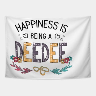 Happiness Is Being A Deedee Wildflowers Valentines Mothers Day Tapestry