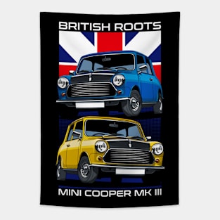 Classic Cooper British Car Tapestry