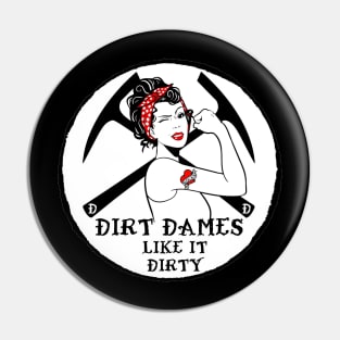 Dirt Dames Talk Dirty - Rockhound, Fossils, Geology. Paleontology Pin