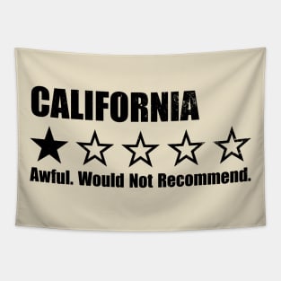 California One Star Review Tapestry