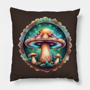 Mushroom Mandala - Trio Pillow