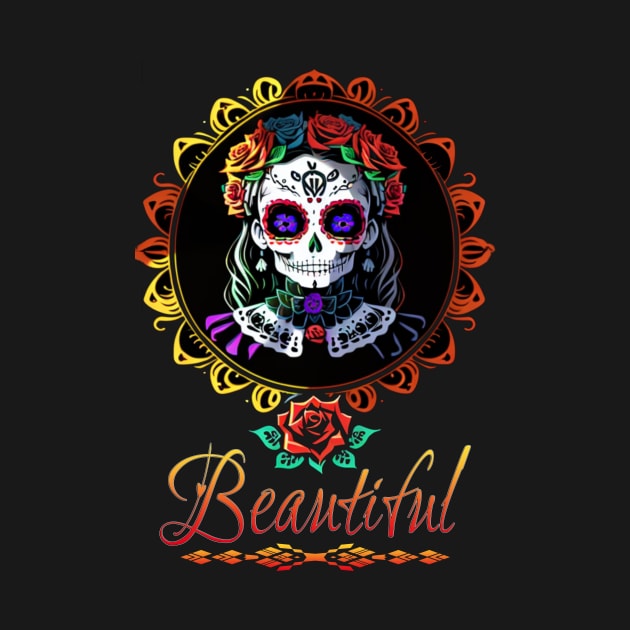 Day of the Dead Beautiful by SaMario_Styles