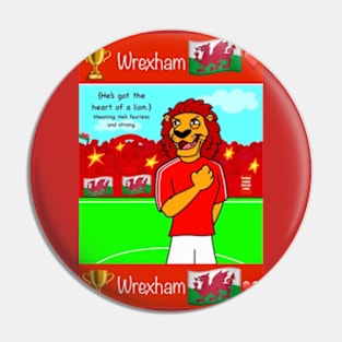 He's got the heart of a lion, Wrexham funny football/soccer sayings. Pin