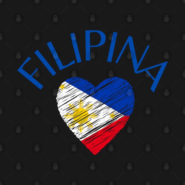 filipina lover philippine flag by CatheBelan