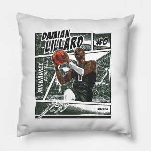 Damian Lillard Milwaukee Comic Pillow