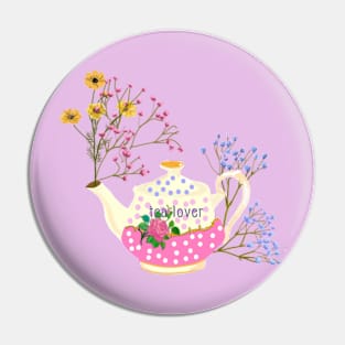 Tea lovers Pin