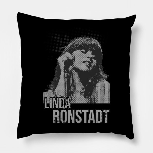 Linda Ronstadt // illustrations Pillow by Degiab