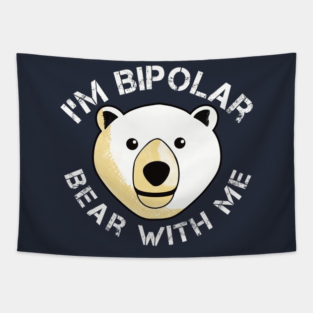Bipolar Bear Polar Bear Tapestry by Punful