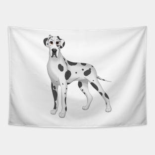 Harlequin Great Dane Dog Tapestry