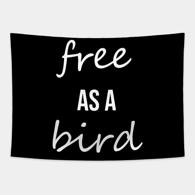 Free As A Bird Tapestry by teesumi