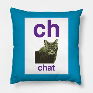 Ch Comme Chat Pillow