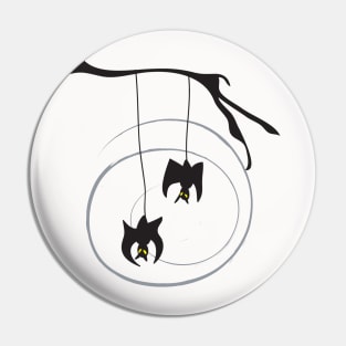 Halloween Bats Pin