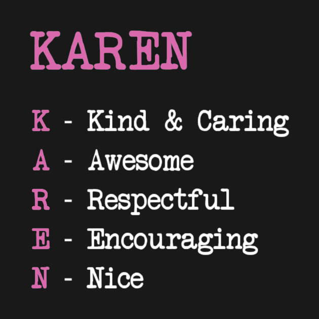 Karen name meaning by KaisPrints