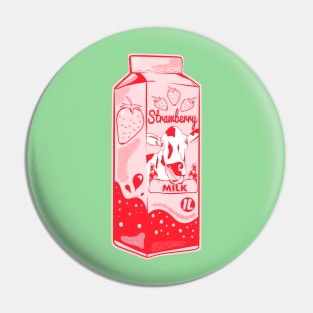 Strawberry milk Pin