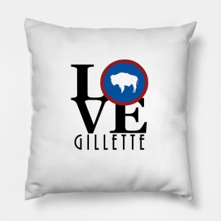 LOVE Gillette WY Pillow