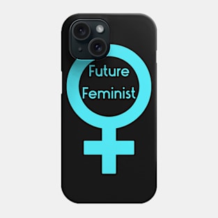 Future Feminist Aqua Phone Case